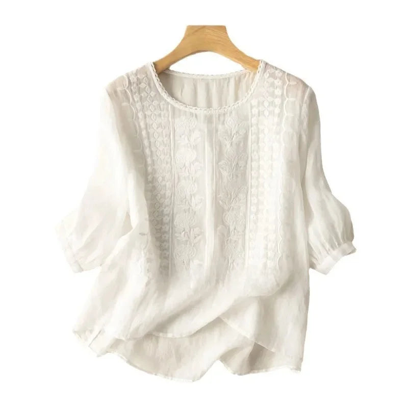 Melysa™ - Chic Embroidered Top